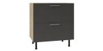 SKY LOFT T2 H80 долен шкаф с 2 чекмеджета