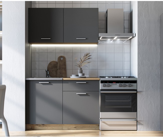 evtina-malka-gotova-standartna-kuhnya-vlada-grafit-dab-artisan-termoplot-chekmedzhe-shkaf-za-mivka-120-sm-650x550 Кухня комплект VLADA 1,20 м - Image 1