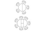RUTA трапезна разтегателна маса - травертин - Image 7